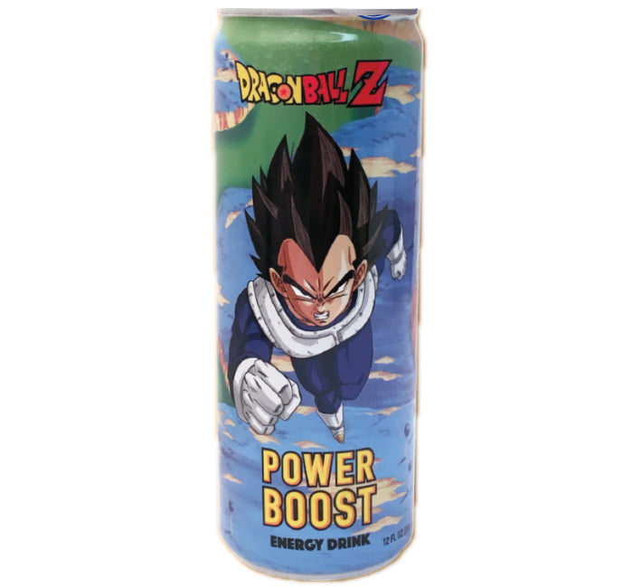 DRAGON BALL Z POWER BOOST ENERGY DRINK CAN