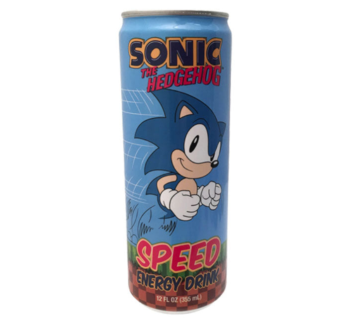 SONIC THE HEDGEHOG SPEED ENERGY DRINK CAN